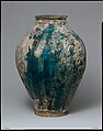Jar, Stonepaste; underglaze painted